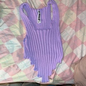 Nasty Gal Asymmetric Knit Tank